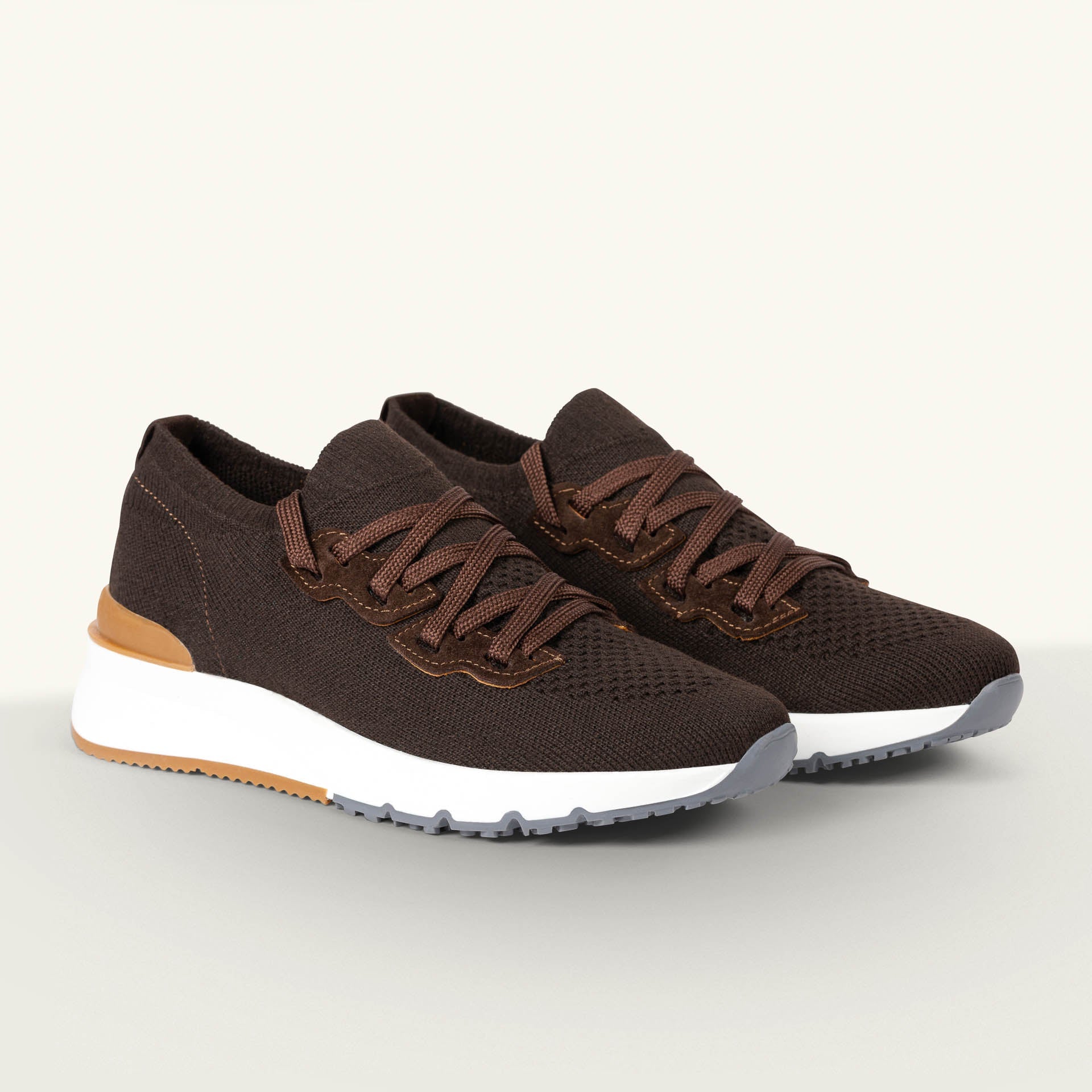 Gravelli Knit Sneaker New Brown