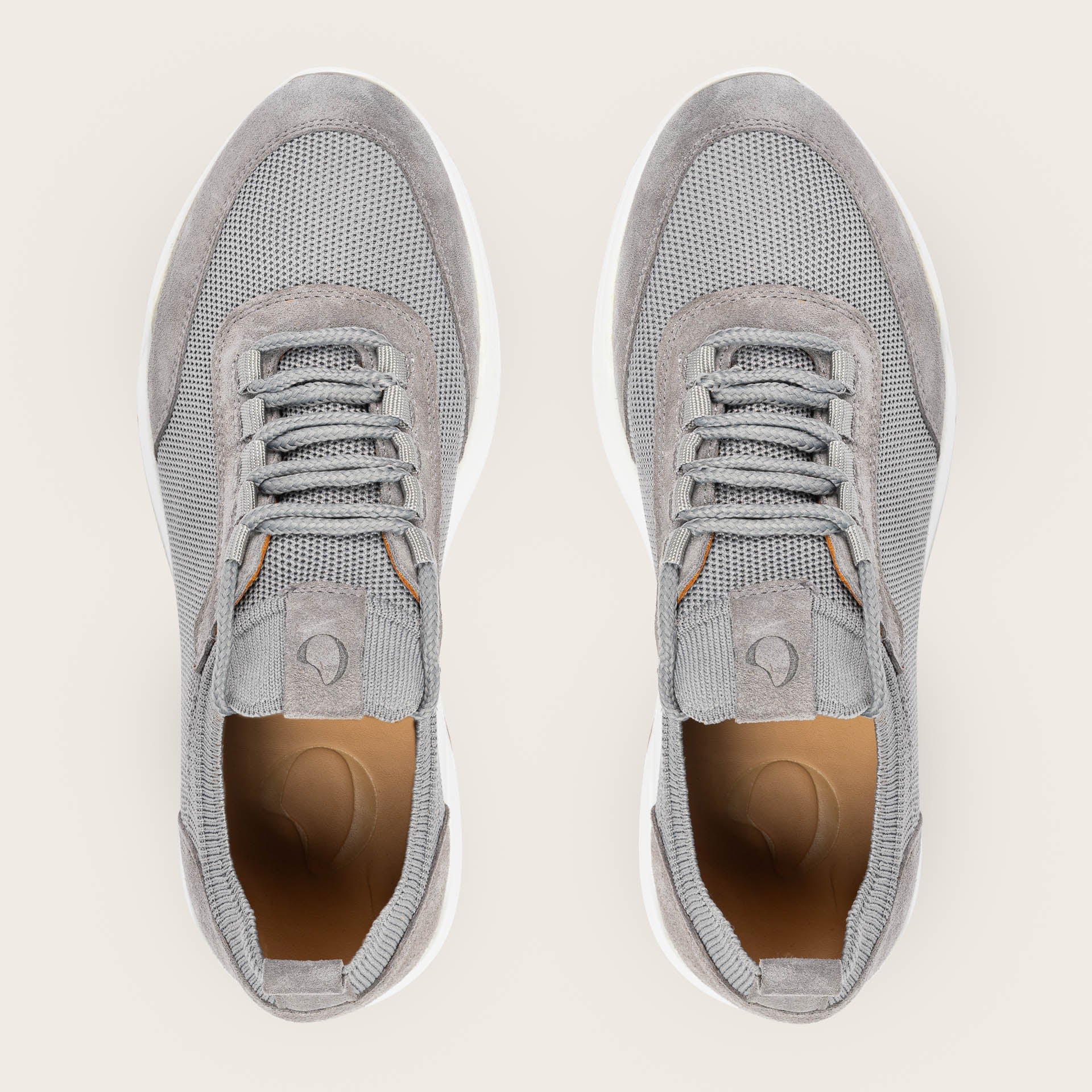 Gravelli Knit Sneaker Smog Grey Suede