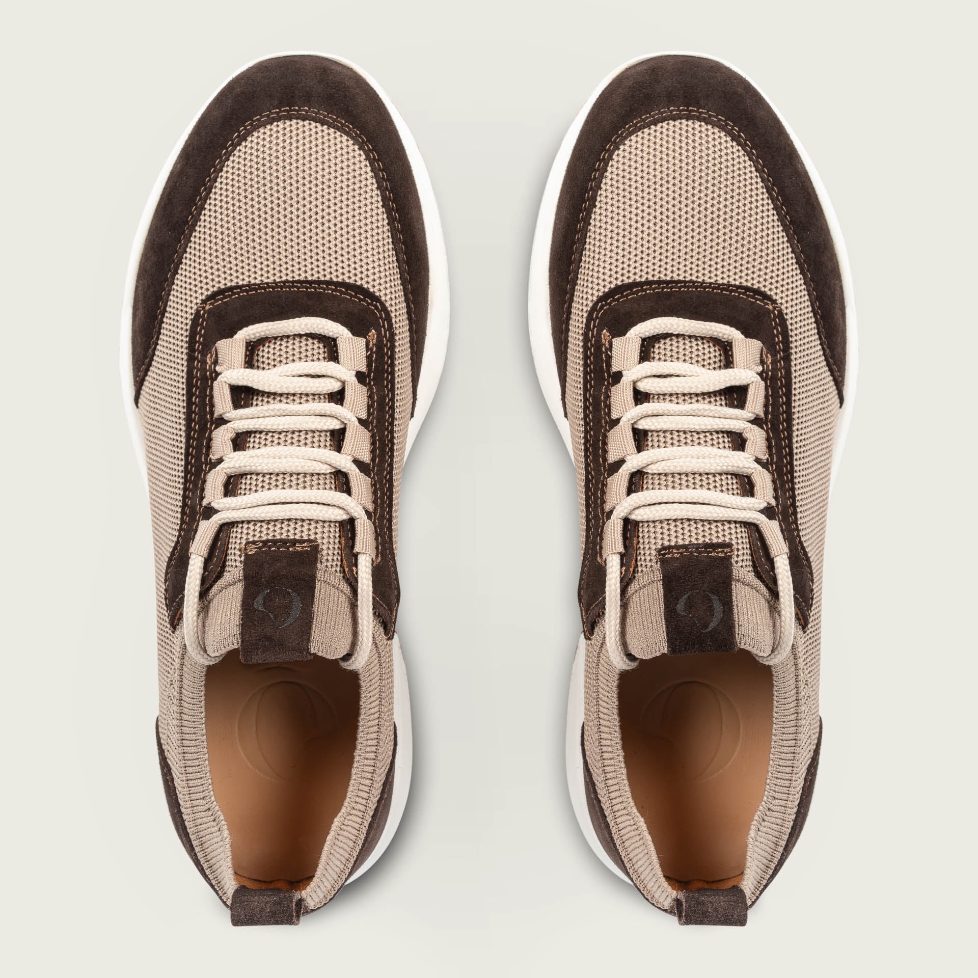 Gravelli Knit Sneaker Two Tone Brown