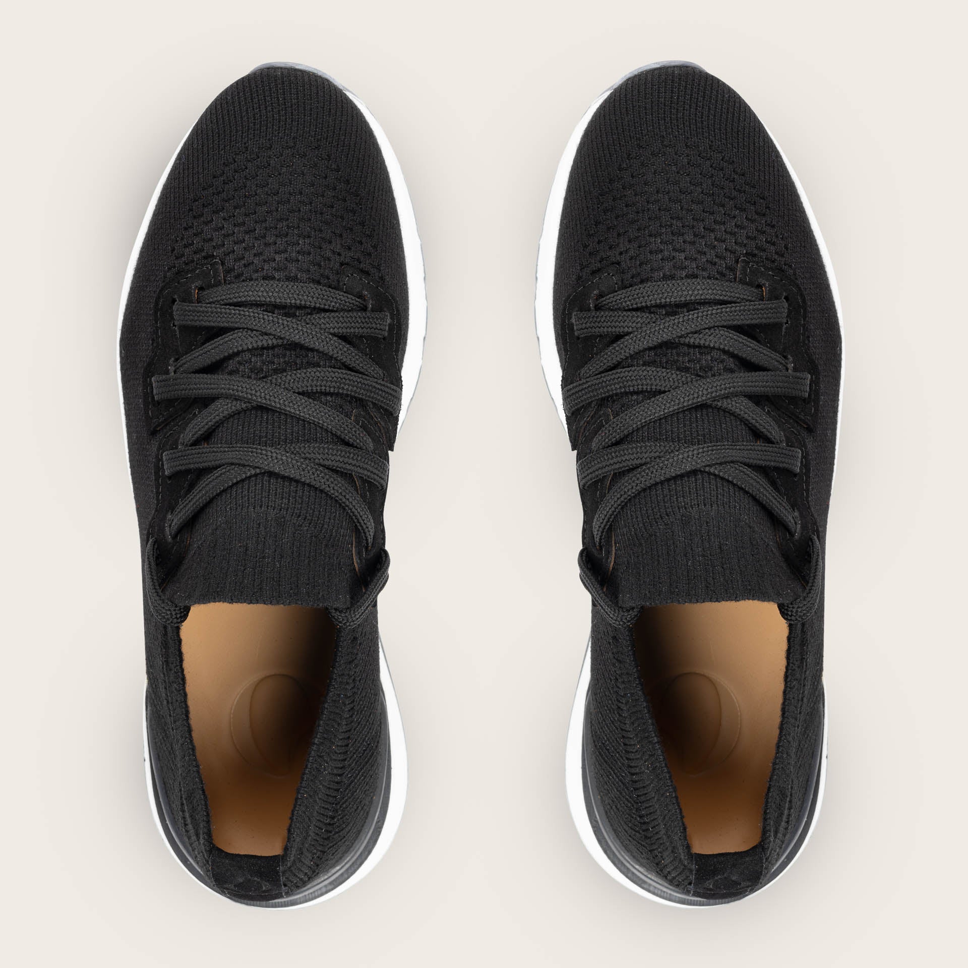 Gravelli Knit Sneaker New Black Suede